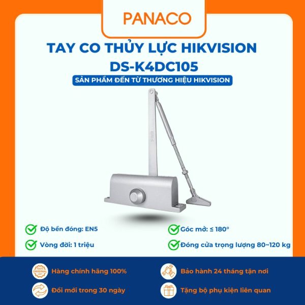 Tay co thủy lực Hikvision DS-K4DC105