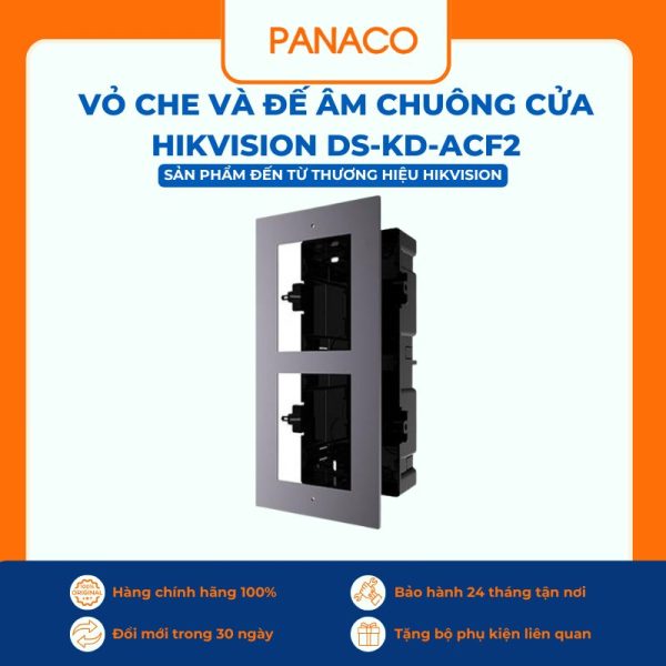 Vỏ che và đế âm chuông cửa Hikvision DS-KD-ACF2