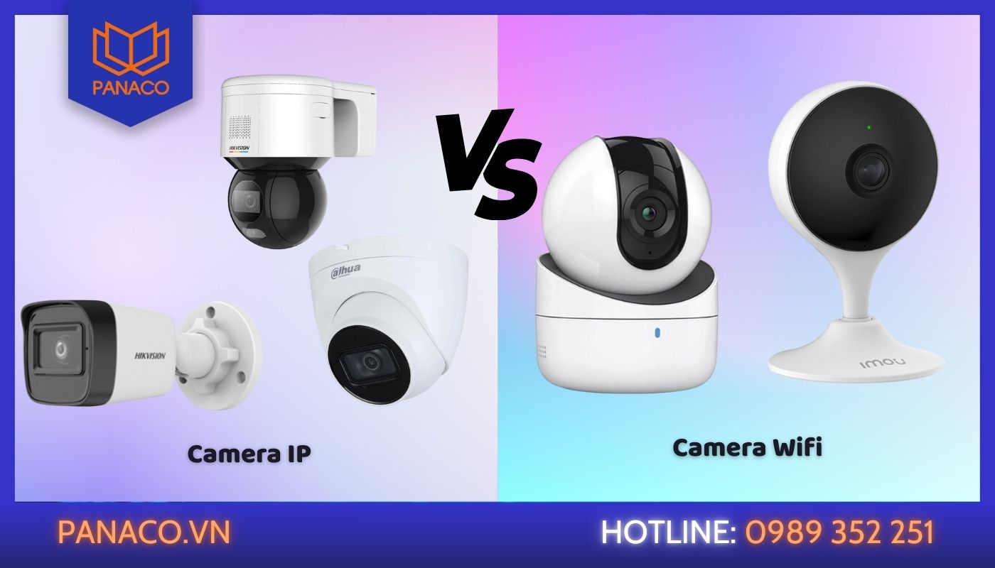 Phân biệt camera IP và camera Wifi không dây qua kiểu dáng