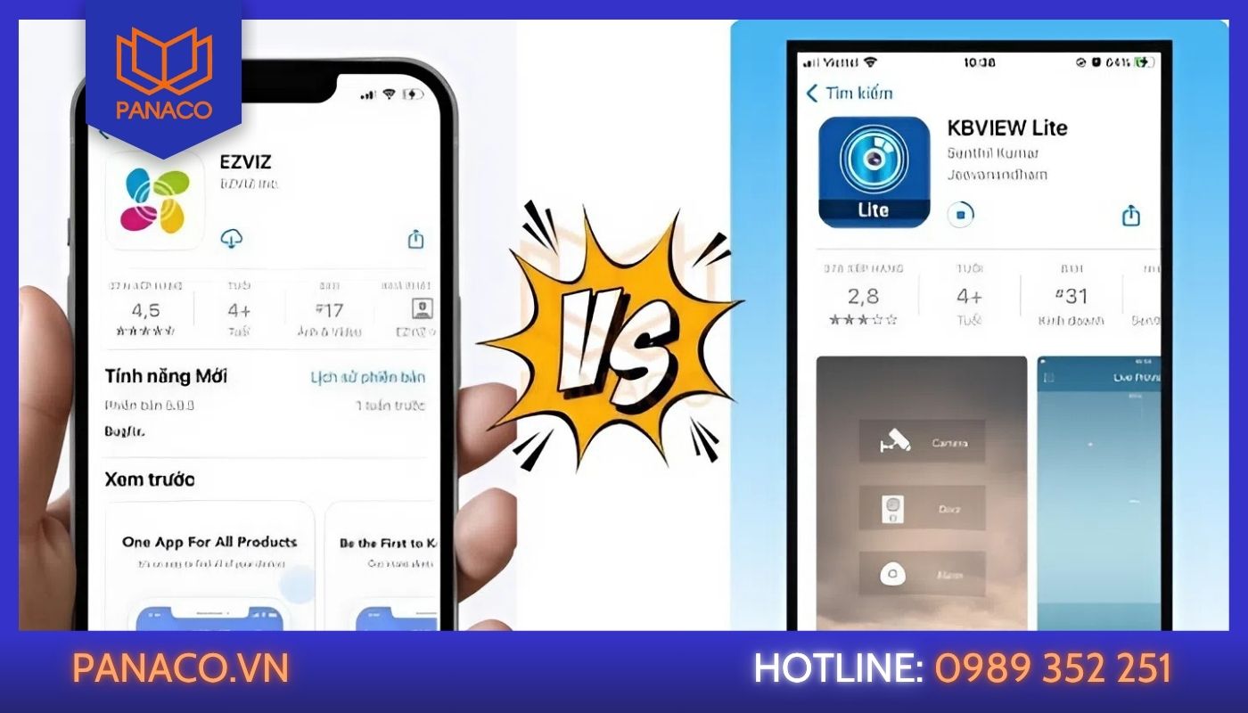 Nên lắp camera Ezviz hay Kbvision? Đánh giá về khả năng giám sát từ xa