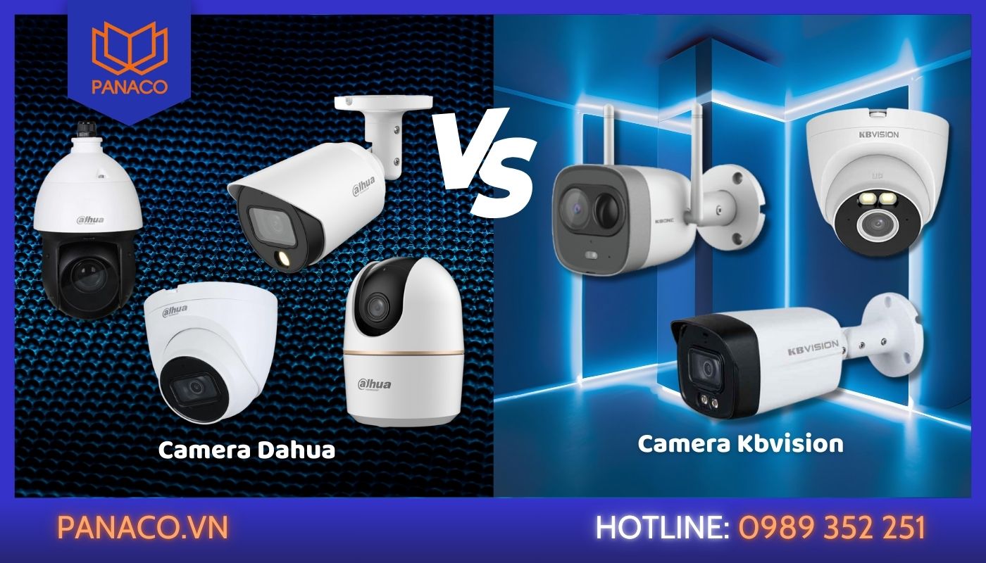 Thiết kế camera Dahua và Kbvision khác gì nhau