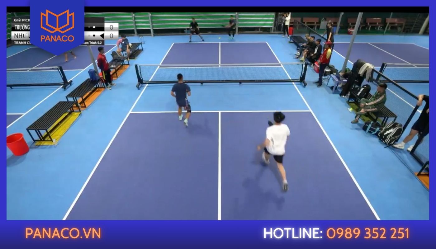 Ứng dụng công nghệ Livestream trong quá trình lắp đặt camera cho sân Pickleball