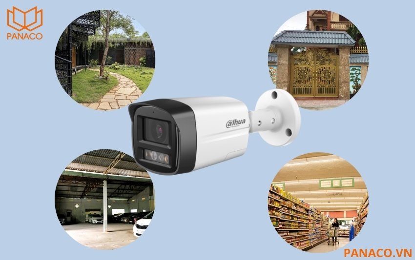 Các vị trí lắp đặt camera Dahua DH-IPC-HFW2249TL-S-PV
