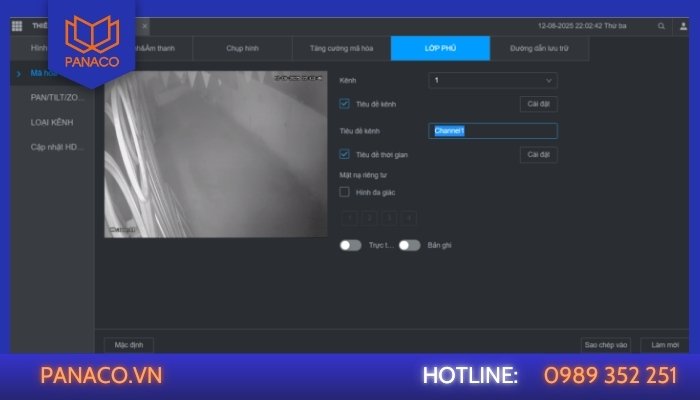 Cách đổi tên camera Kbvision thông qua đầu ghi hình DVR hoặc NVR