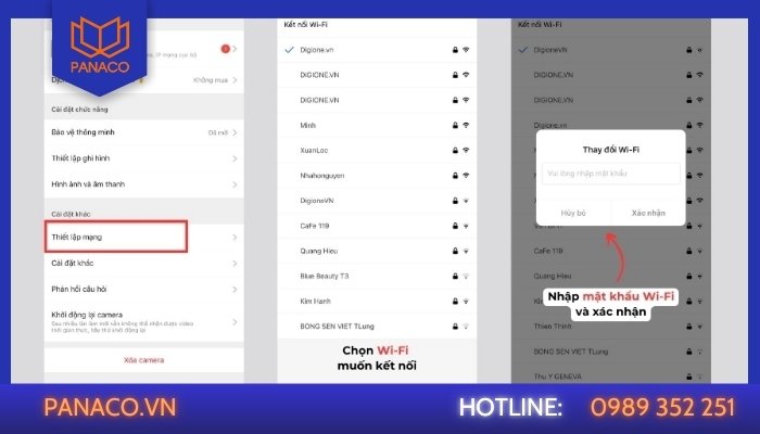 Cách thay đổi trên app Yoosee