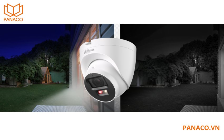 DH-IPC-HDW2249T-S-PV tích hợp cả hai hệ thống chiếu sáng