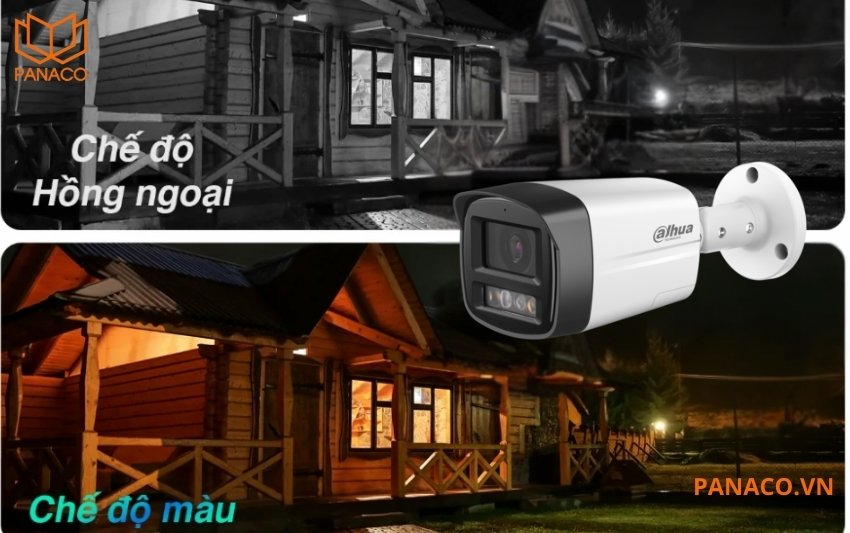 DH-IPC-HFW2249TL-S-PV hỗ trợ cả hồng ngoại (IR) và đèn LED 