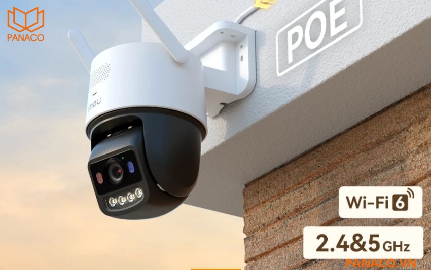 IPC-U7LP-6V0NE kết nối Wi-Fi 6 băng tần kép