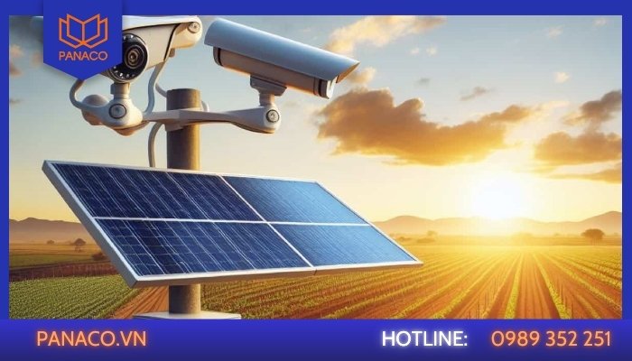 Lắp đặt camera năng lượng mặt trời cho trang trại