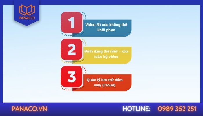 Lưu ý trong khi xóa video camera Yoosee Lưu ý trong khi xóa video camera Yoosee