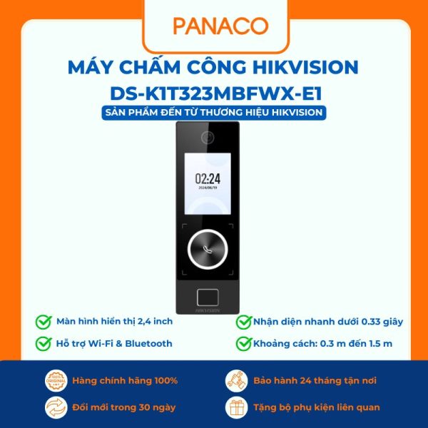Máy chấm công Hikvision DS-K1T323MBFWX-E1