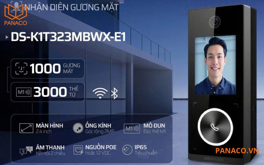Máy chấm công Hikvision DS-K1T323MBWX-E1