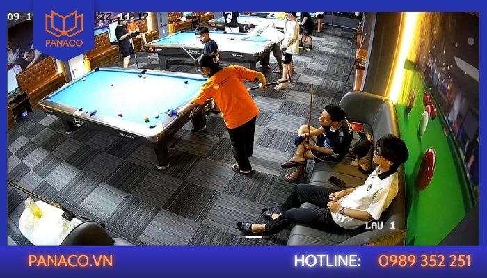 Panaco lắp đặt hệ thống camera giám sát quán bida chuyên nghiệp