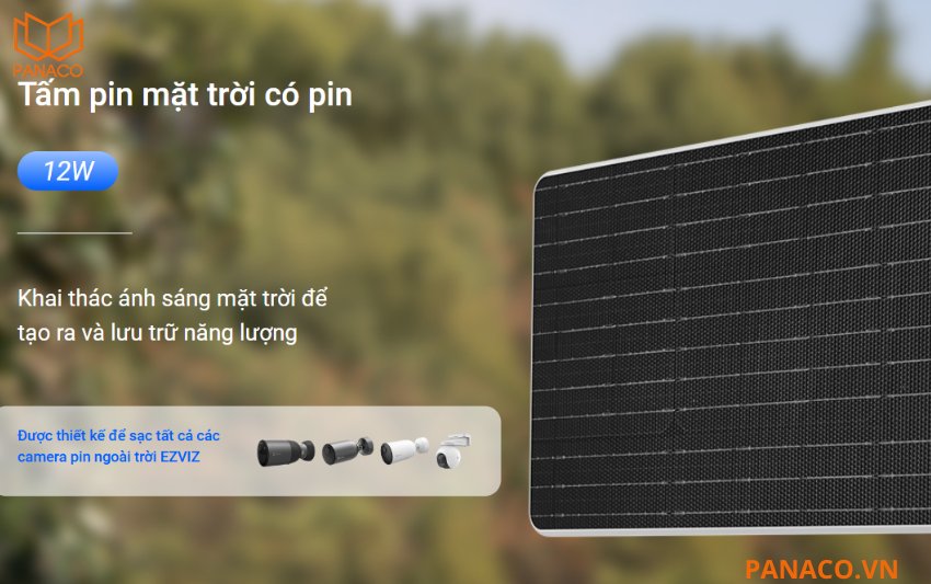 Tấm pin mặt trời Ezviz CS-PBC12-R100-10AH