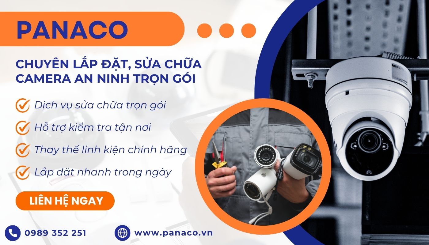Dịch vụ sửa chữa, khôi phục dữ liệu camera bị mất uy tín tại PANACO