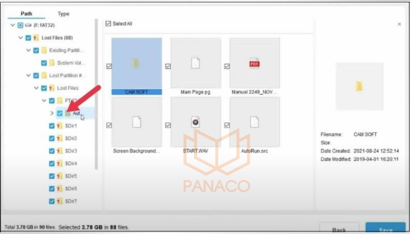 Cách khôi phục dữ liệu camera bị mất qua Minitool - Bước 4