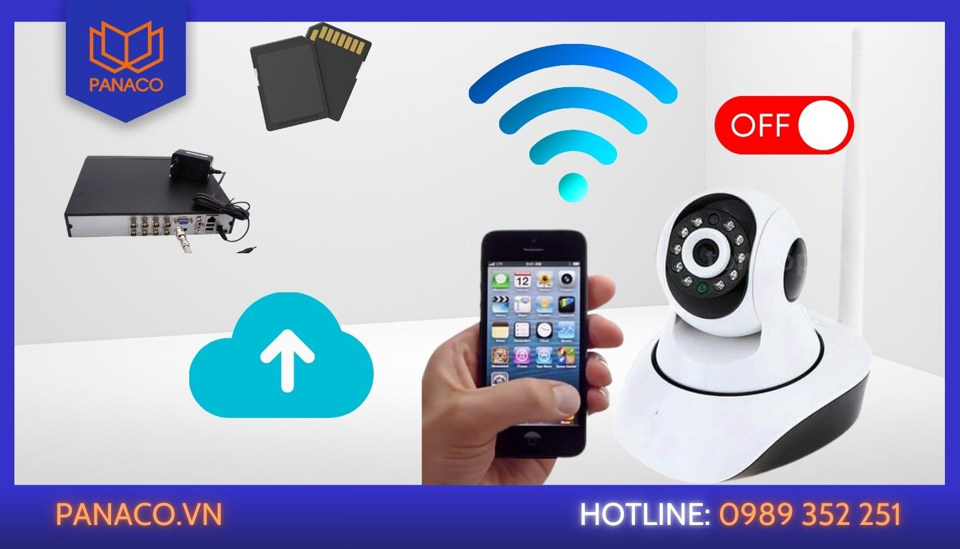 Mẹo đảm bảo an toàn dữ liệu khi tắt wifi camera hay phòng trường hợp mất kết nối