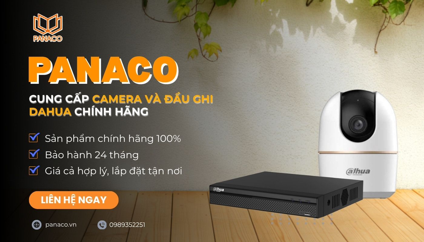 Mua camera và đầu ghi Dahua tại PANACO