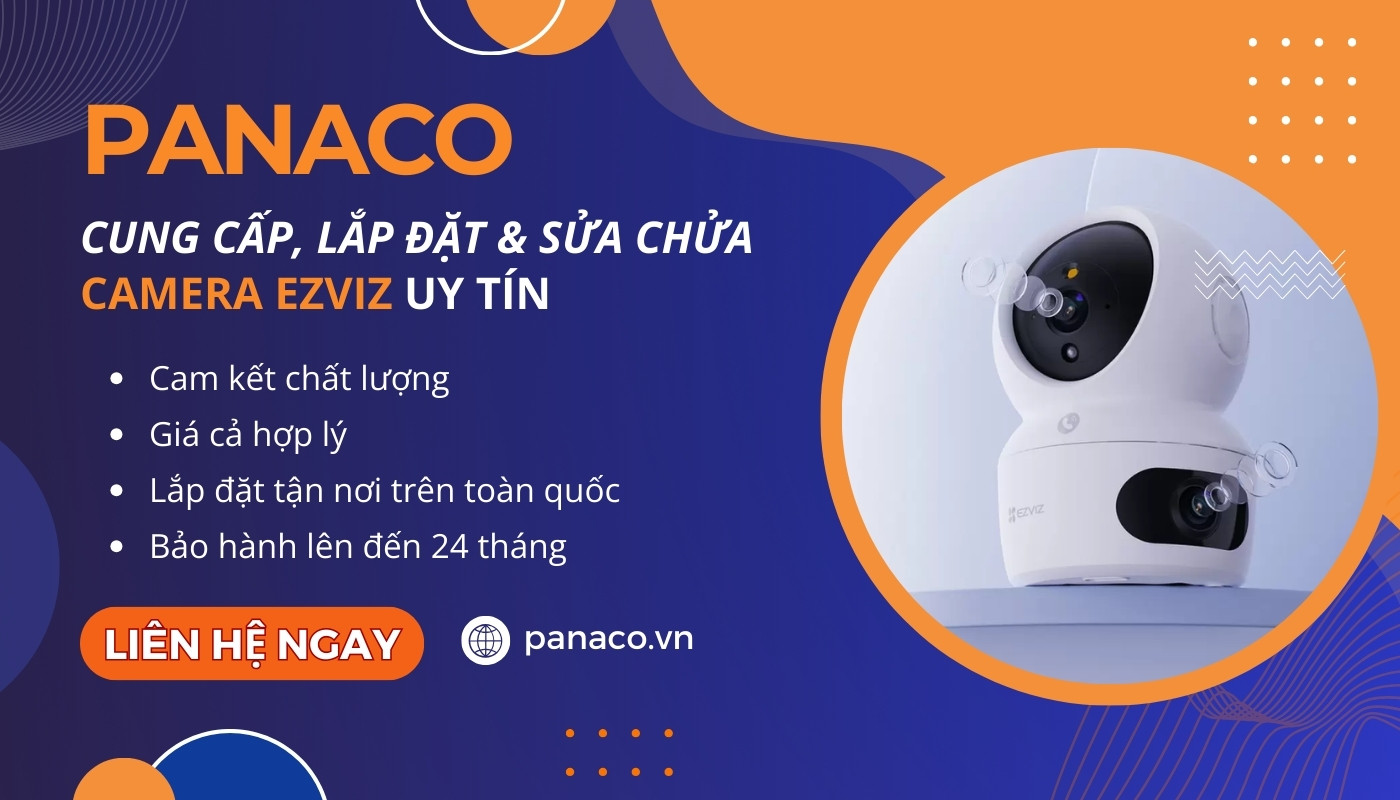 Cung cấp, lắp đặt và sửa chữa camera Ezviz uy tín
