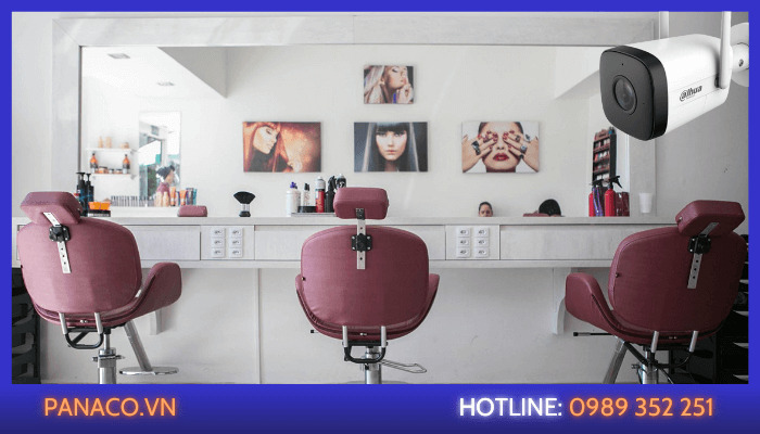 Lắp đặt camera quan sát cho salon, tiệm tóc vừa và nhỏ