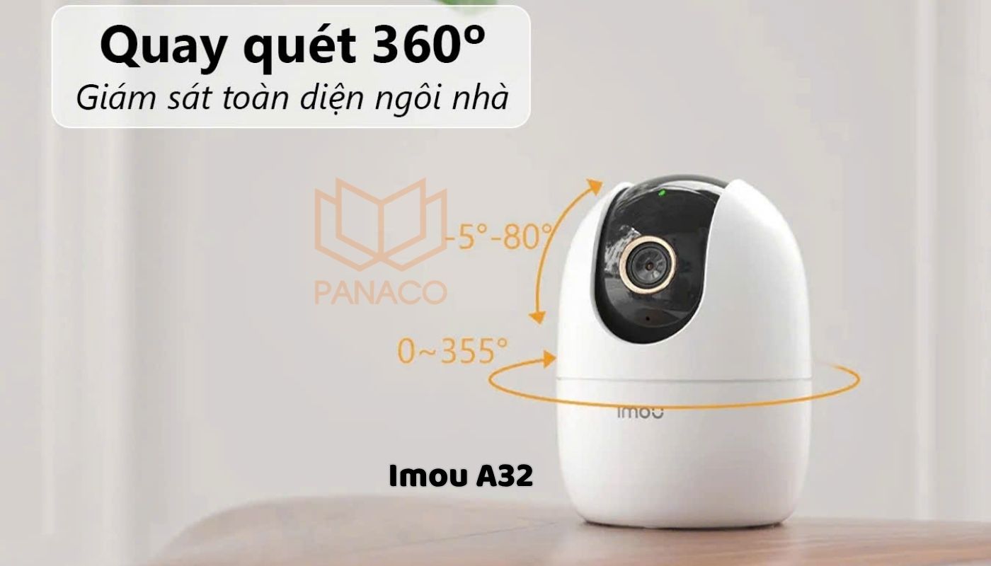 So sánh camera Imou A22 và A32 về khả năng quay quét So sánh camera Imou A22 và A32 về khả năng quay quét