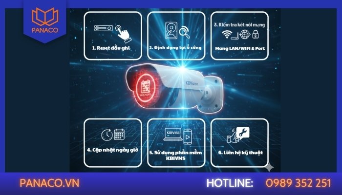 Cách sửa camera KBVision không xem lại được