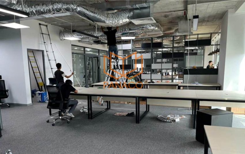 Lắp camera IP Hikvision trong khu vực văn phòng