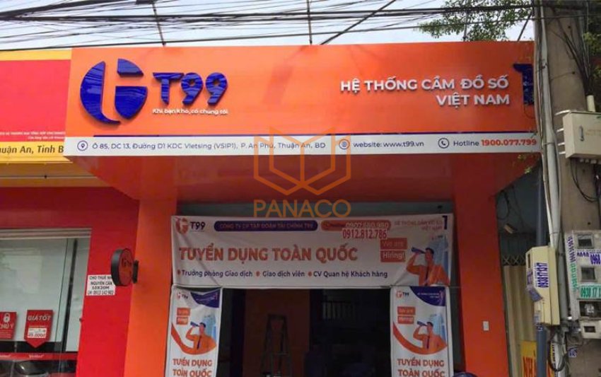 Tiệm cầm đồ T99 chi nhánh Bình Dương