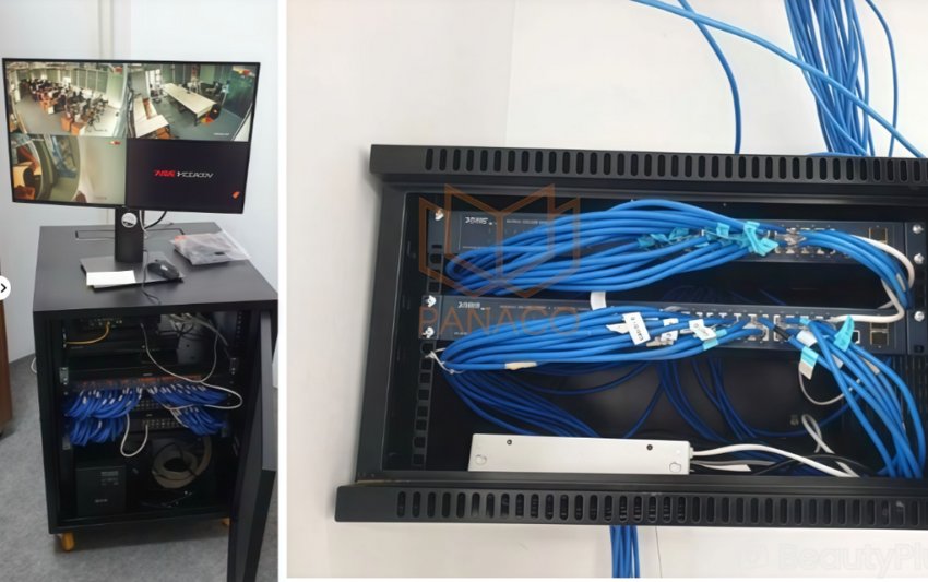 Tủ rack chuyên dụng được sắp xếp ngay ngắn