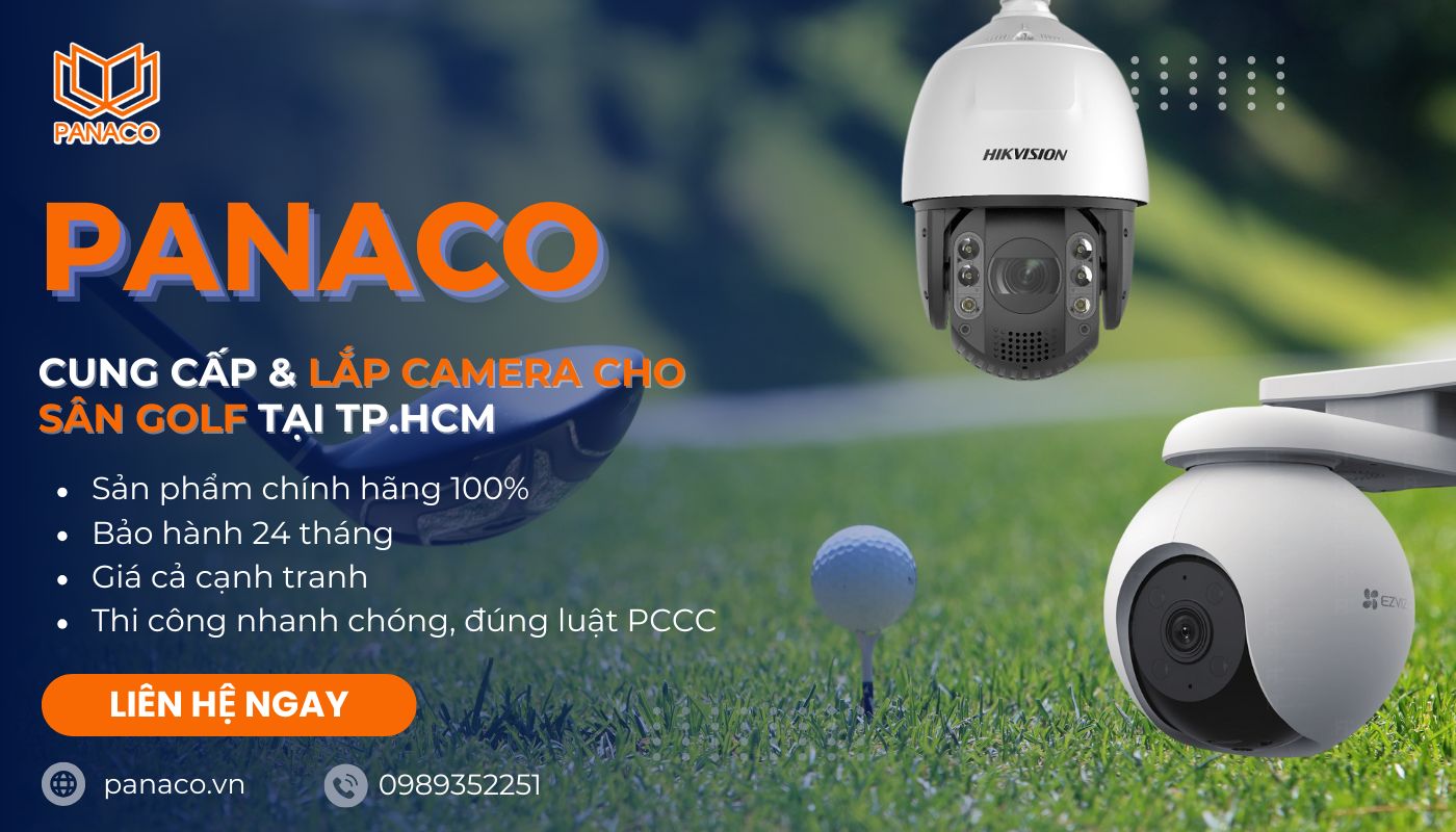 Lý do nên chọn lắp camera cho sân Golf tại PANACO