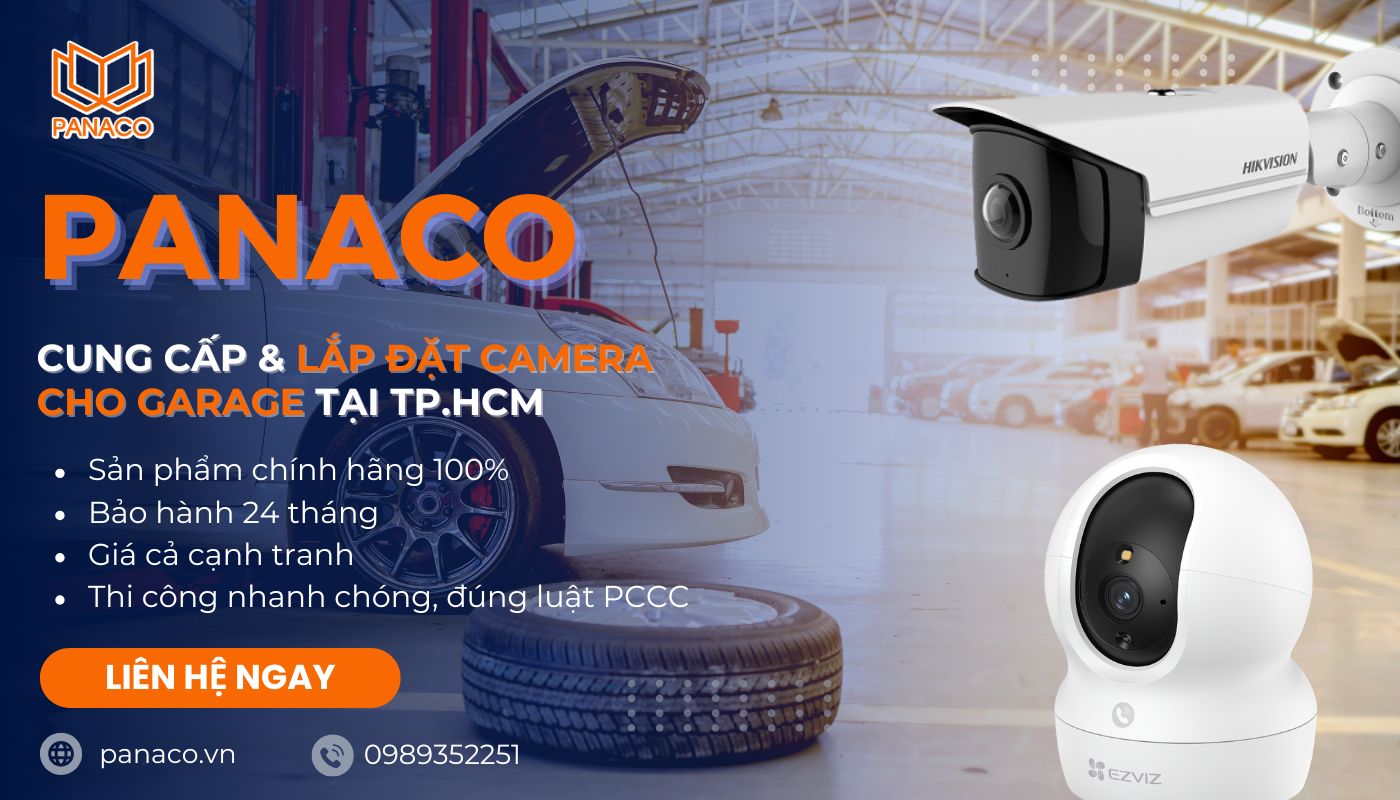 Lợi ích lắp đặt camera gara tại PANACO