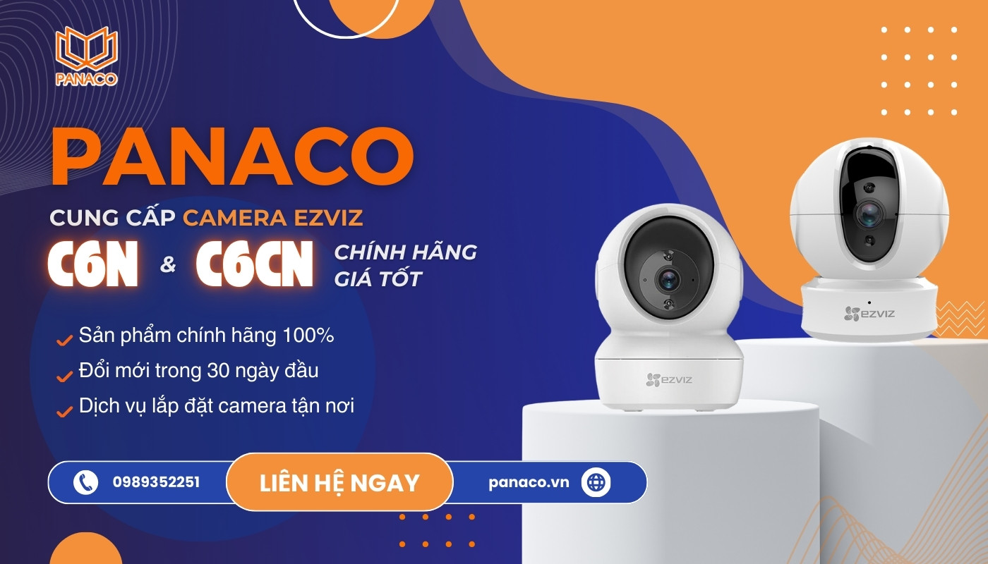 Mua camera Ezviz giá tốt tại PANACO