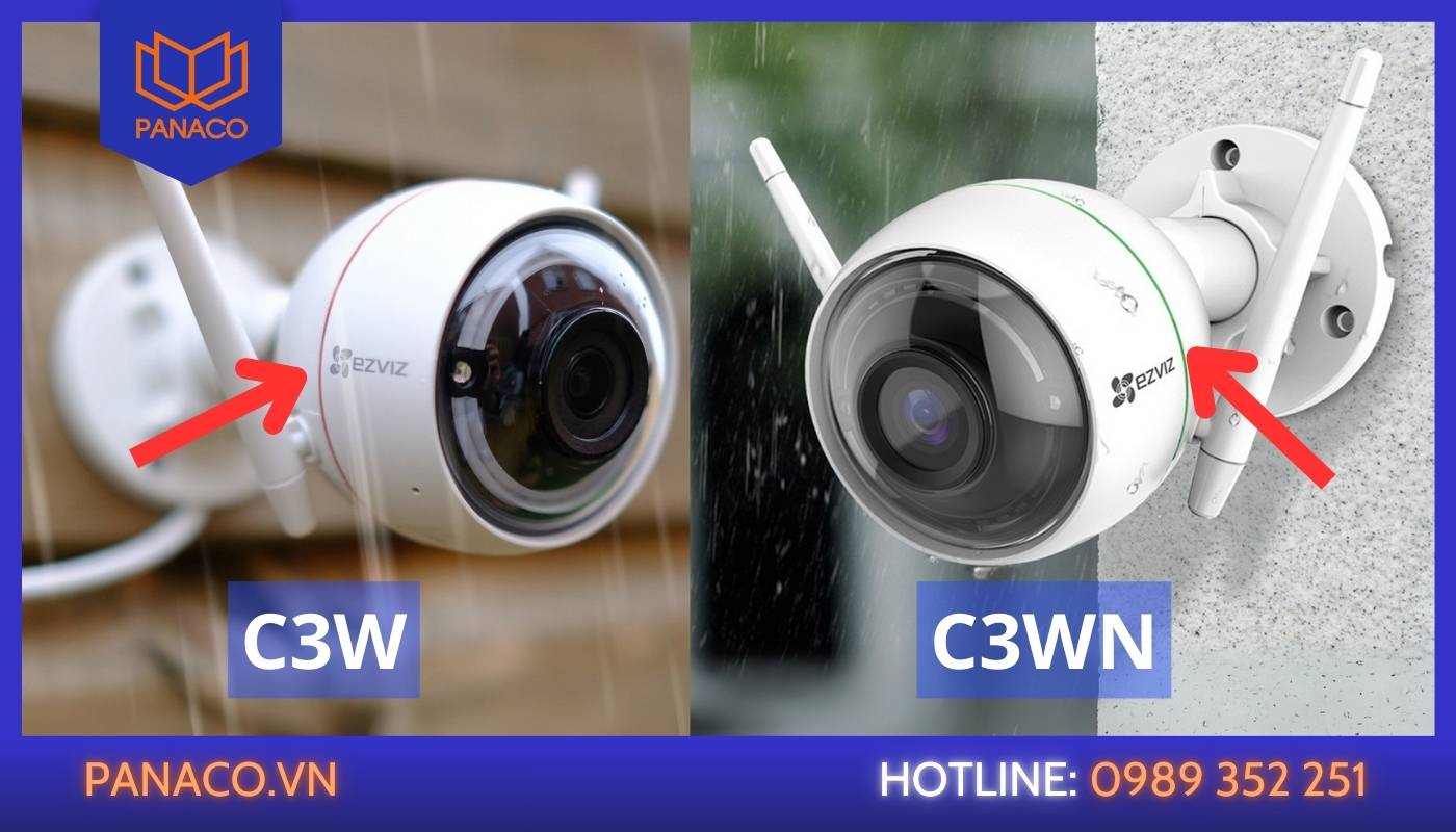 So sánh camera C3W vs C3WN về thiết kế