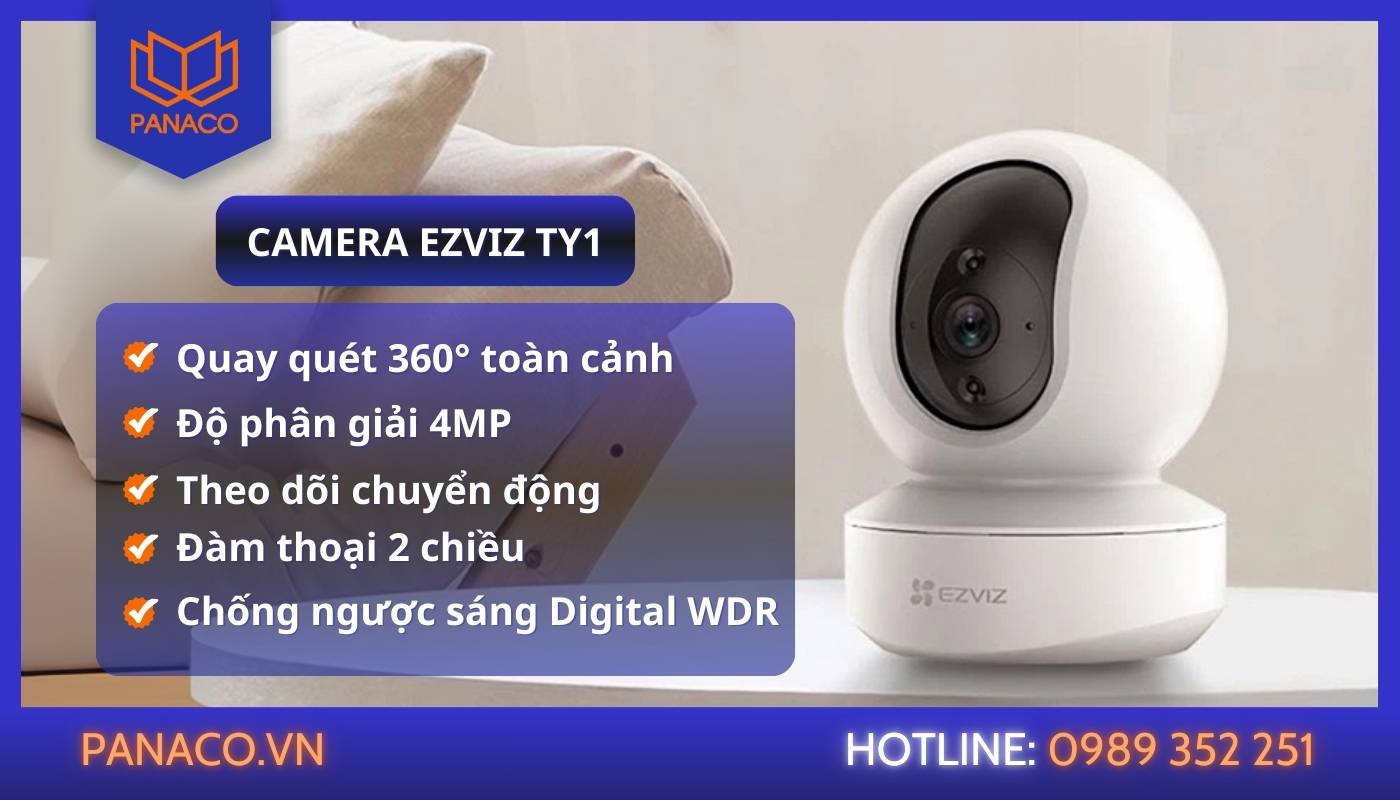 Tổng quan về camera Ezviz TY1 so với C6N