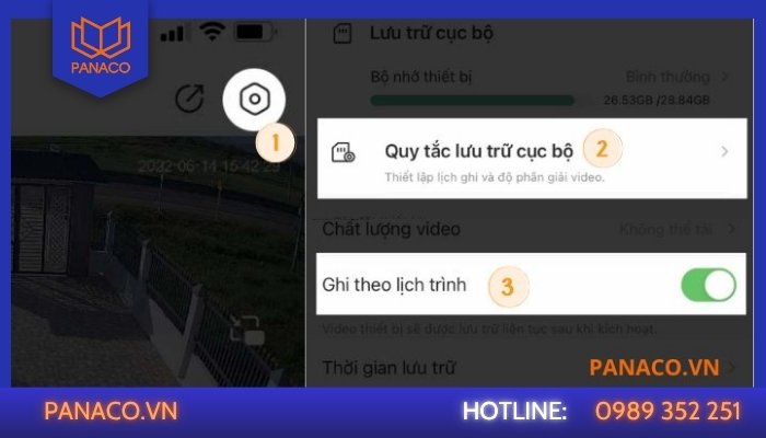 Bật ghi hình khắc phục camera Imou trong nhà không xem lại được Bật ghi hình khắc phục camera Imou trong nhà không xem lại được
