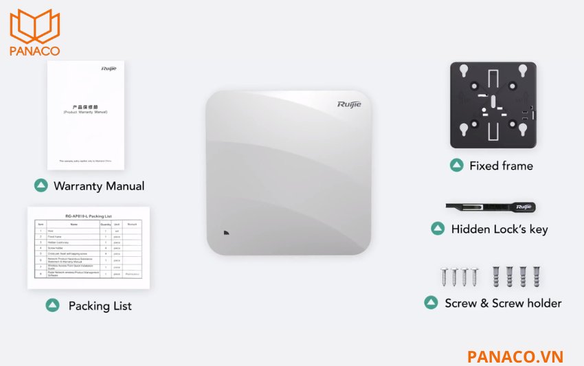 Trọn bộ phát wifi Ruijie RG-AP810-L