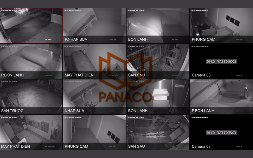 Hệ thống camera sau khi kết nối về trung tâm – hình ảnh rõ nét cả ngày và đêm.