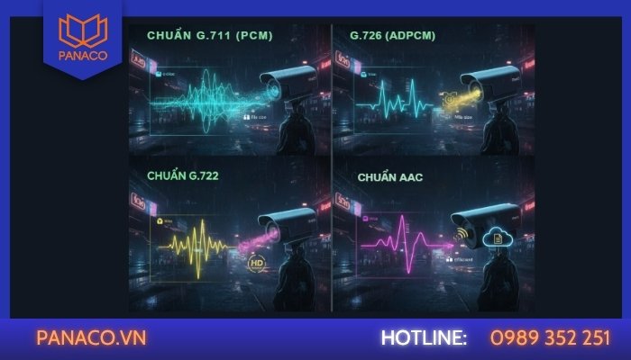 Các chuẩn nén âm thanh phổ biến hiện nay