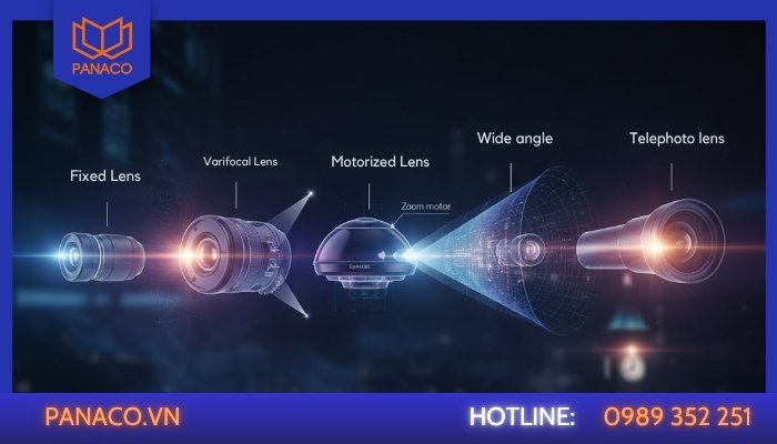 Các loại ống kính camera phổ biến hiện nay