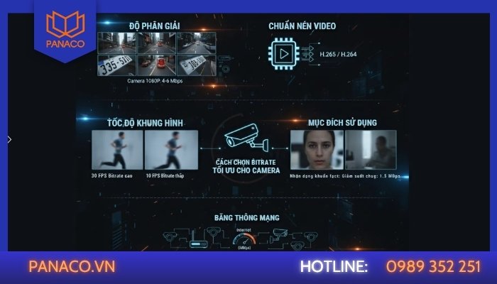 Cách chọn bitrate tối ưu cho camera giám sát