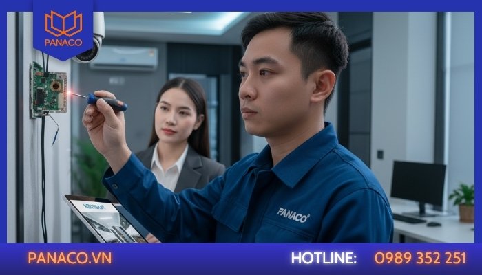Cách khắc phục camera Kbvision bị mất màu