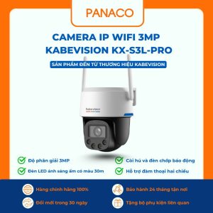 Camera IP Wifi 3MP KABEVISION KX-S3L-PRO