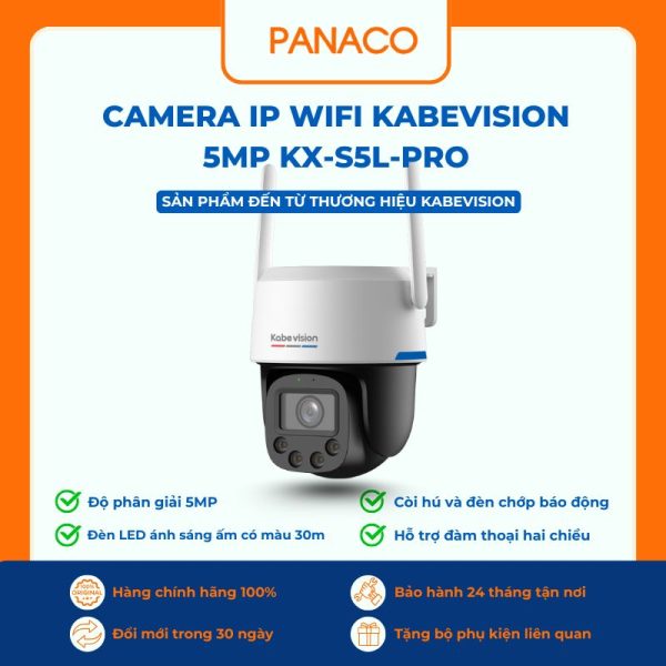 Camera IP Wifi Kabevision 5MP KX-S5L-PRO