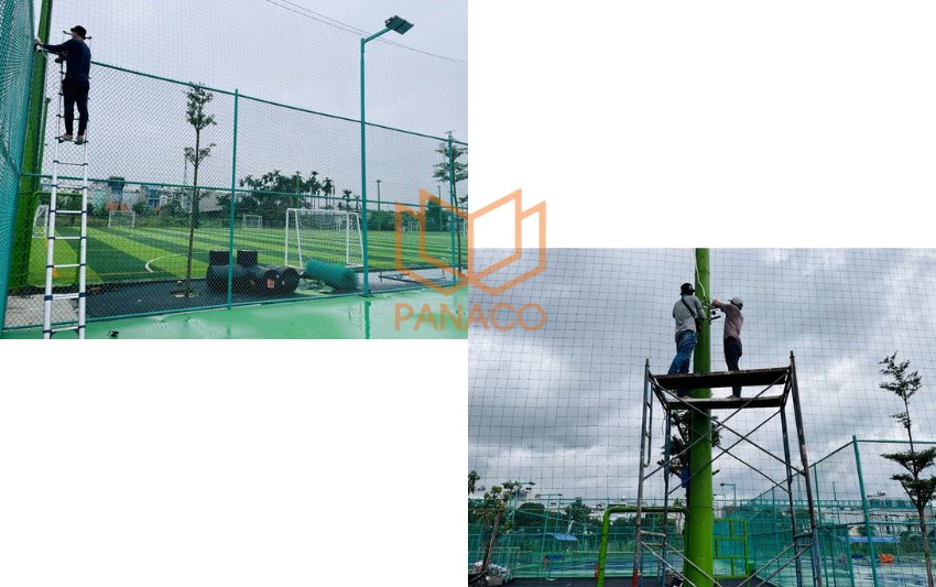 Camera được gắn cố định tại trụ đèn cao