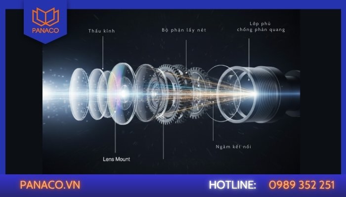 Cấu tạo cơ bản của ống kính camera giám sát