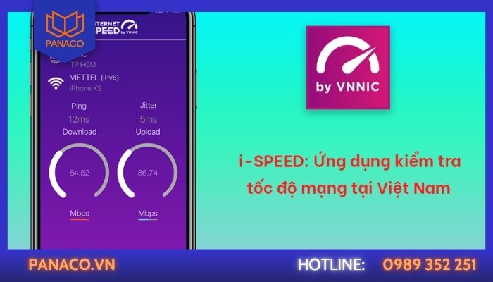 Dùng ứng dụng i-Speed by VNNIC