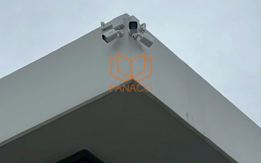 Hệ thống camera ngoài trời Hikvision tại khuôn viên nhà máy