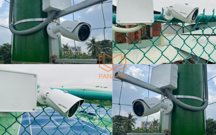 Hệ thống camera tại Sân Bóng Đá Lộc Phát hoạt động ổn định