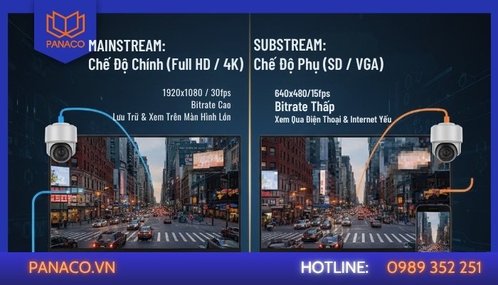 Khái niệm “Stream” trong camera IP là gì