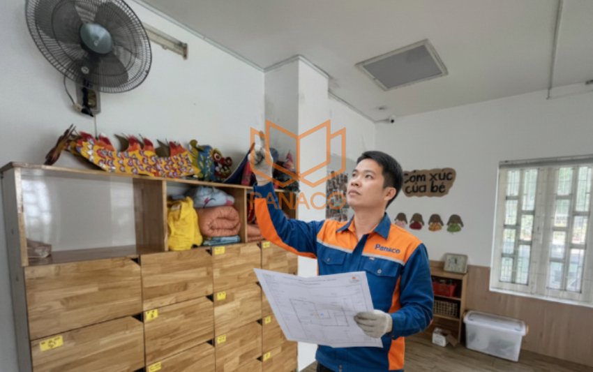 Đội ngũ kỹ thuật Panaco đã đến tận nơi để khảo sát